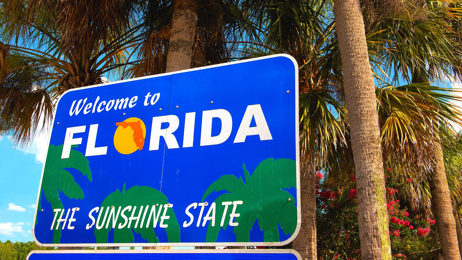 Welcome Sign of Florida