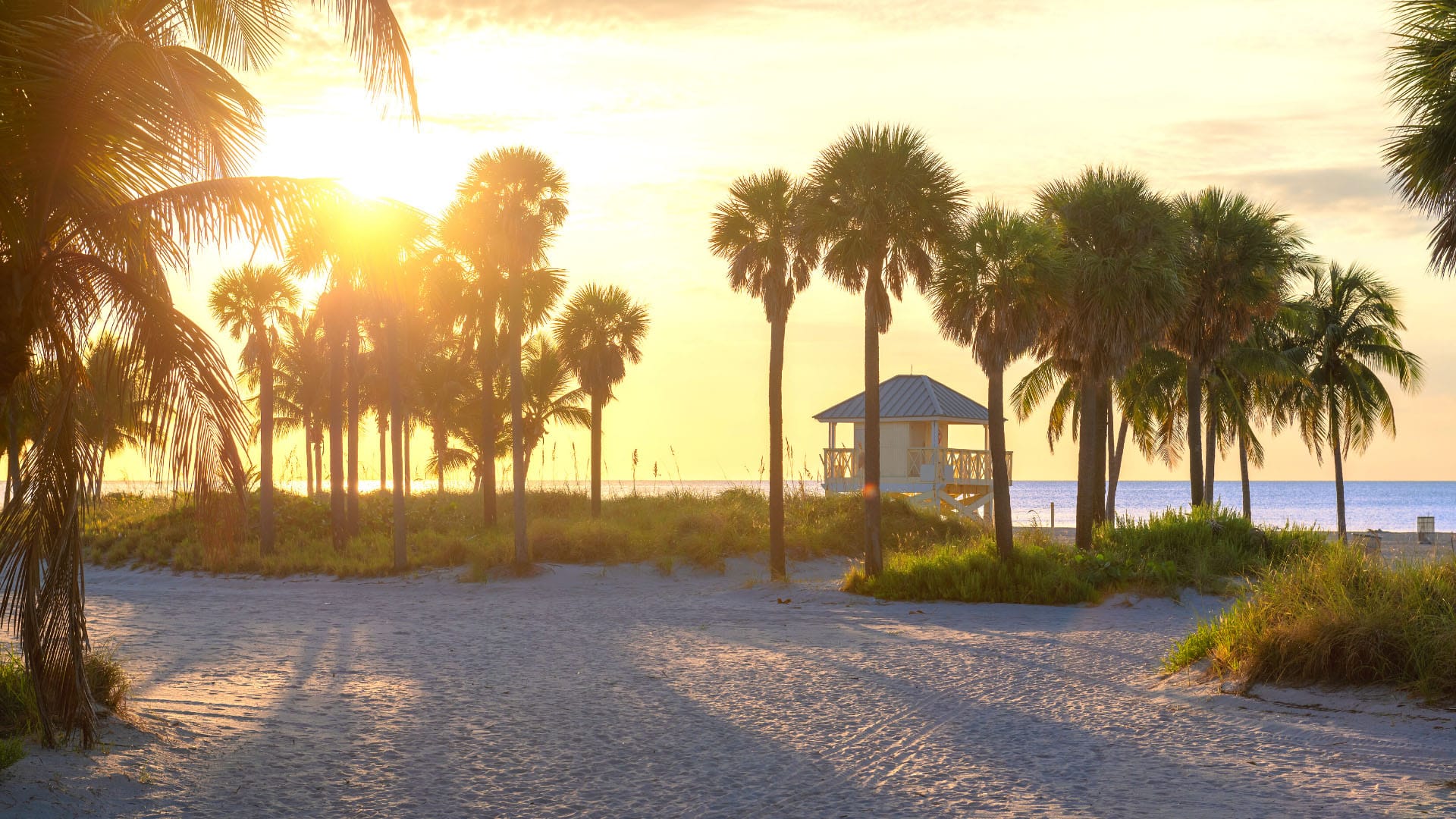 Sunset of a Florida Beach