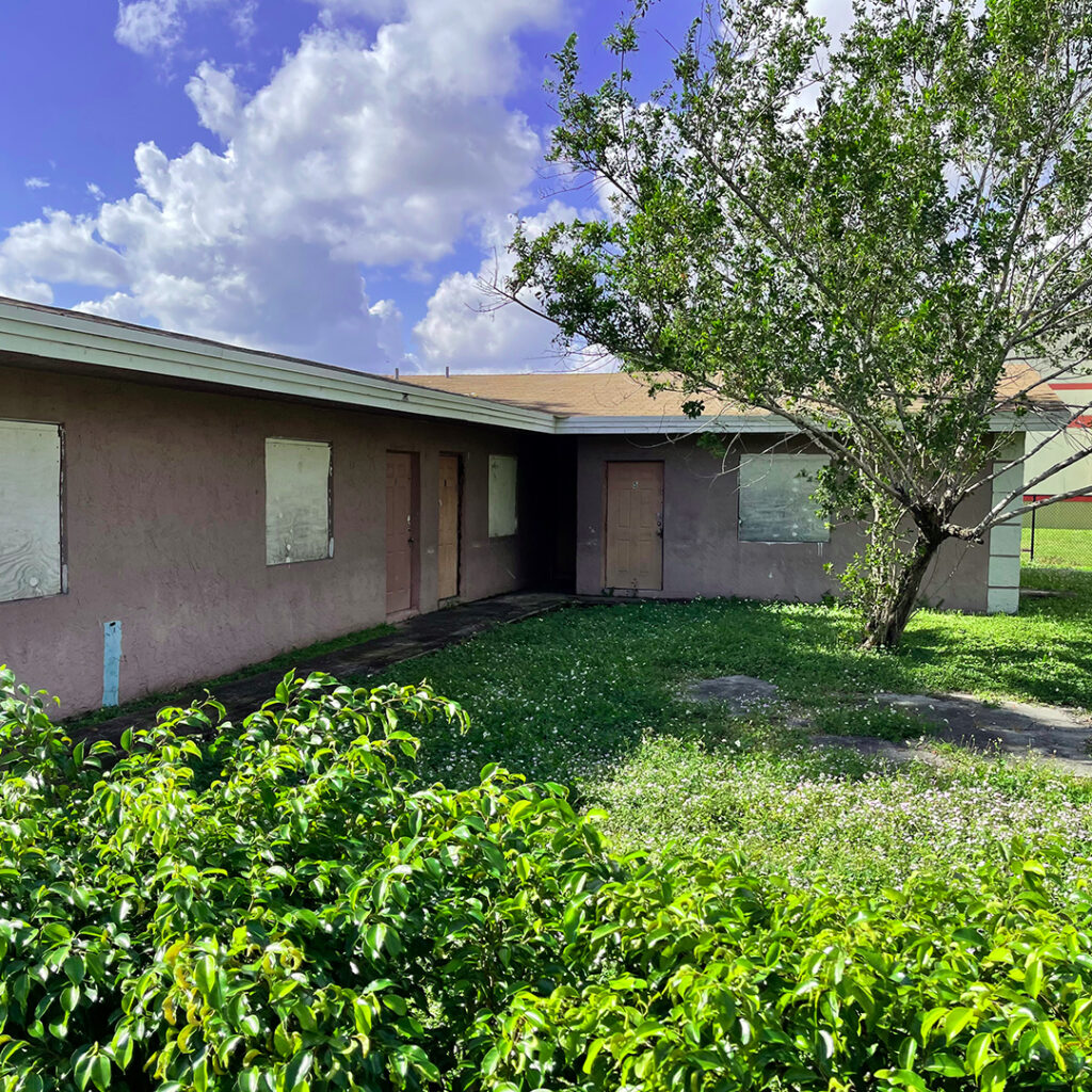 Small Residential Multifamily Property in South Florida with Grassy Yard Funded Deal