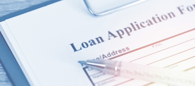 Loan Application Form with Pen
