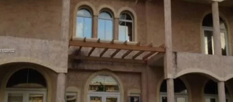 Funded Residential Property with Balconies and Arched Doorways South Florida