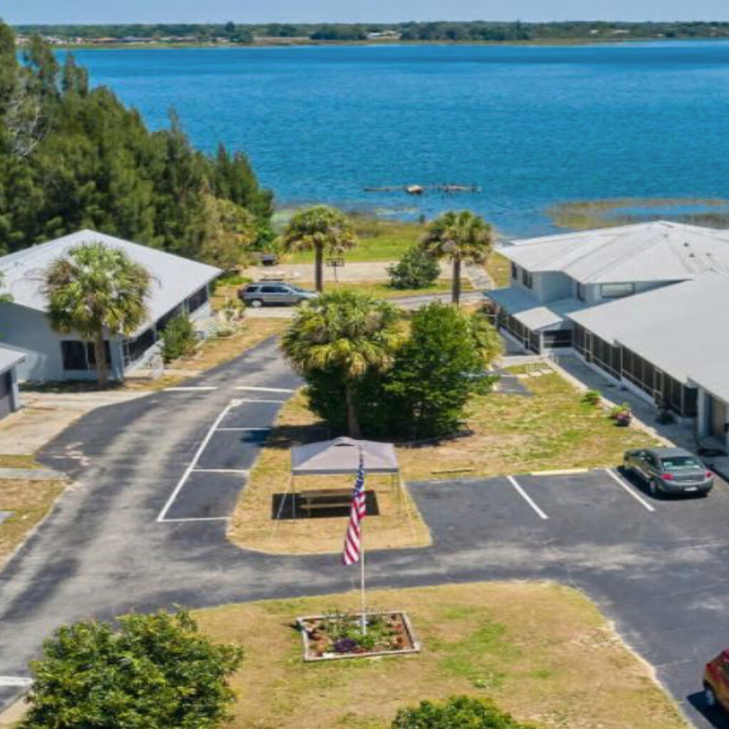 South Florida Lake Front Apartment Complex with Large Lot and Parking Funded Deal