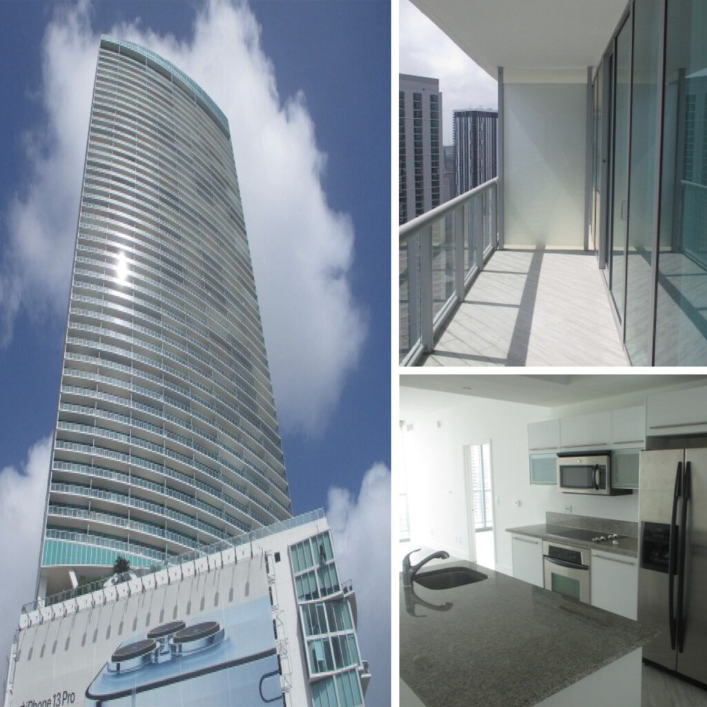 Skyscraper Residential Investment Building with Modern Kitchen and Spacious Deck in South Florida Funded Deal