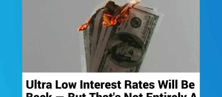 $100 bills burning and interest rates in Real Estate from BisNow