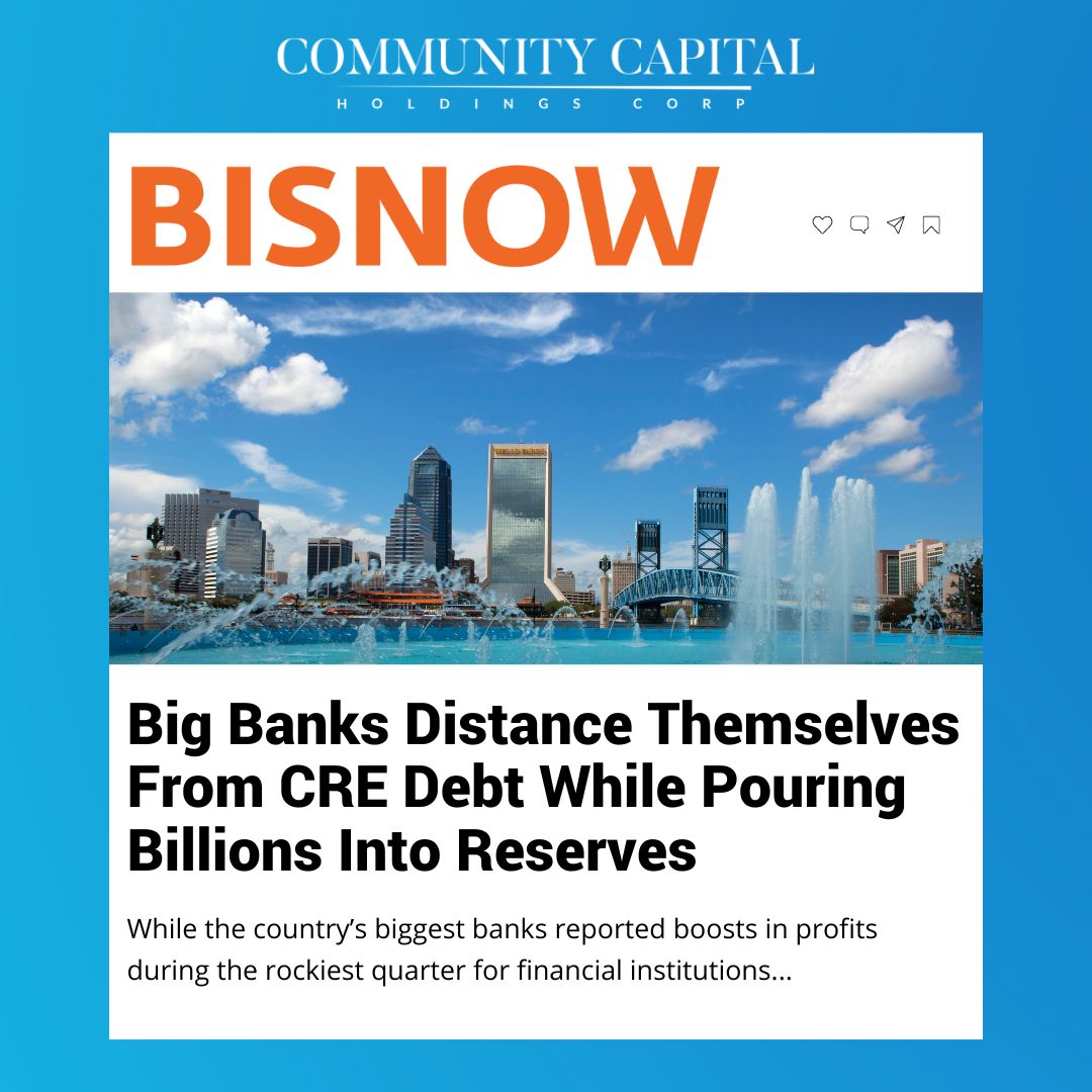Big Banks Distance Themselves From CRE Debt While Pouring Billions Into Reserves