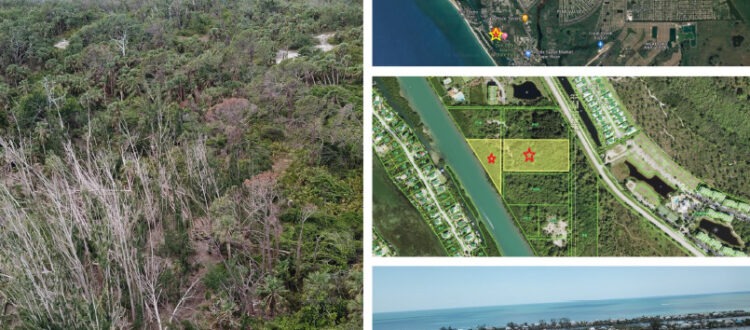 This commercial land development property is prime land in Placida, FL with water frontage.